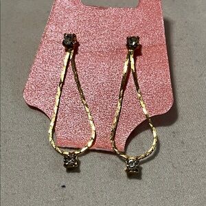 Elegant Gold Loop Earrings